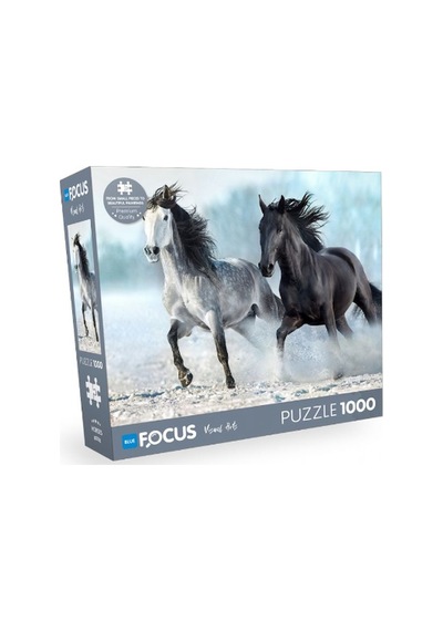 Blue Focus Horses Atlar - 1000 Parça