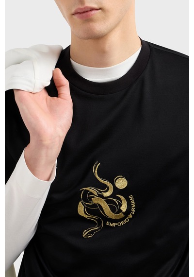 Emporio Armani Erkek T Shirt Em001702 Af10017 Uc001 Siyah Siyah