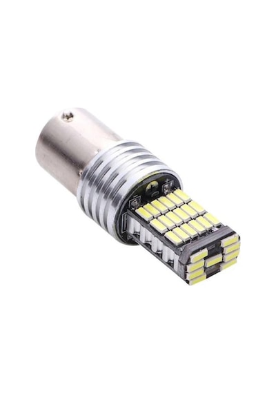 Sisa Ba15S 1156 P21W 45 Led Geri Vites Sinyal Stop Ampulü 2 Adet 1 Takım Beyaz