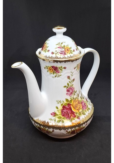 Marktleuthen Vintage Porselen Kahve Sunum Ürünü 1.7 L Turuncu