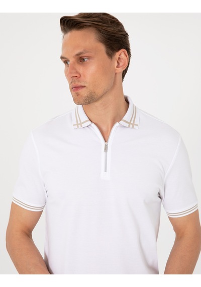 Pierre Cardin Erkek Beyaz Tişört 50302607-vr013 Beyaz