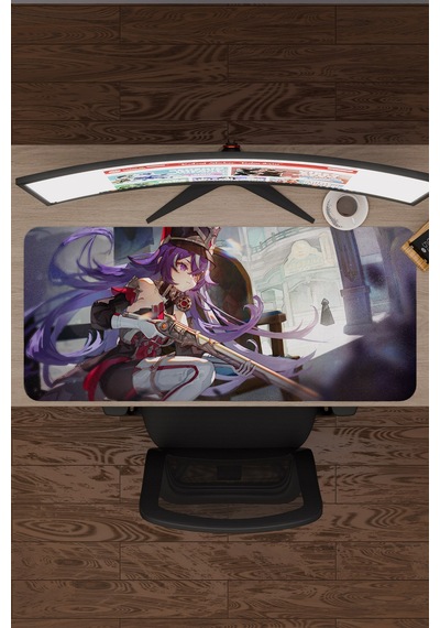 Chevreuse Genshin Impact Anime Gacha V1 - 90x40 Xxl Gaming Mouse Pad Fare Altlığı