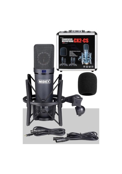 Stüdyo Ekipmanları Exclusive Paket-1 Cx2 Mikrofon Glx-600 Ses Kartı Stüdyo Kayıt Seti