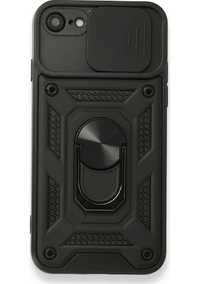 Apple Uyumlu iPhone Se 2020 Kilif Tank Aramid Sürgülü Vega Yüzüklü 526364338