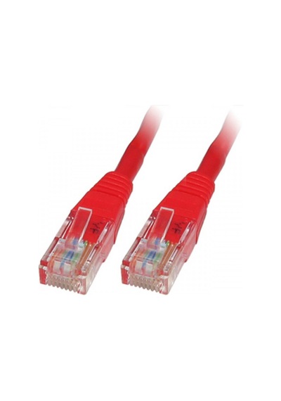 ODS 1m CAT6 Utp LSZH Saf Bakır Kırmızı Patch  Kablo