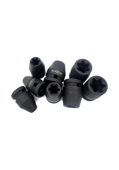 Ceta Form E10 - E24 1/2" Dişi Torx Havalı Lokma Takımı 8 Parça C66-r08