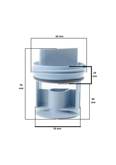Bosch Uyumlu Siemens Profilo Çamaşır Makine Pompa Filtre Kapağı 00647920 - 493435574