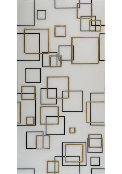 Ba12 Granitto Altın Yaldız Beyaz Dekor 30 x 60 Cm