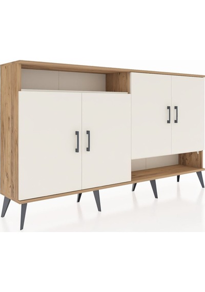 Arges Konsol 6 Raflı 4 Kapaklı 176x30x99 Çam-aytaşı Aytası/aytası - Atlas Çam Arges Konsol 6 Raflı 4 Kapaklı 176x30x99 Çam-aytaşı Aytası/aytası - Atlas Çam
