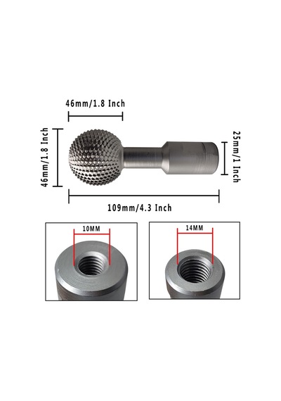 Sones 10mm Küresel Ahşap Yiv Oyma Bıçağı