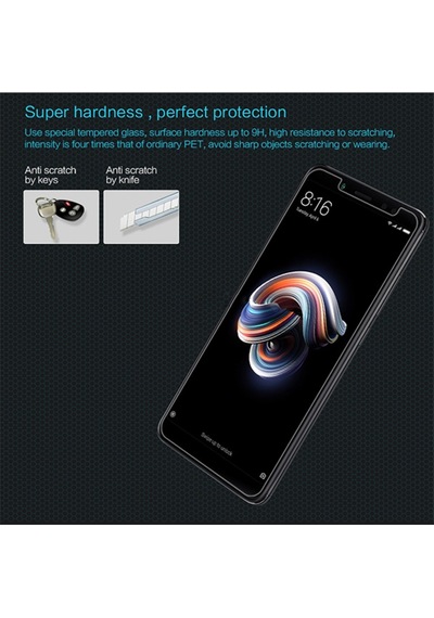 Xiaomi Redmi 5+ Plus Kırılmaz Cam Ekran Koruyucu Şeffaf (246059100)