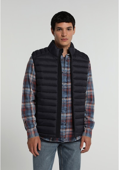 Colin's Colins Slim Fit Dik Yaka Fermuarlı Astarlı Erkek Lacivert Yelek Cl1082936 Q1.v1 Nav