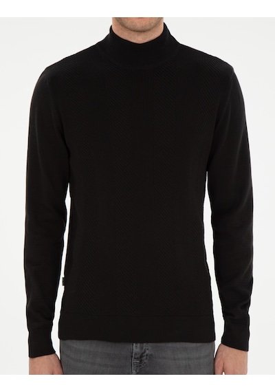 Pierre Cardin Erkek Siyah Kazak /triko 50300498-vr046 Siyah