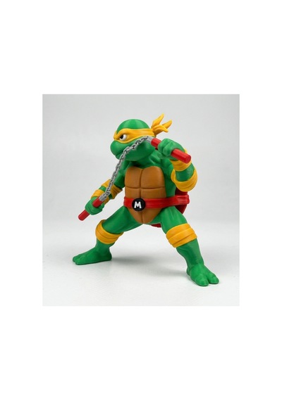 Michelangelo Ninja Kaplumbağa Figür 20cm-3d Baskı-kolleksiyonluk Biblo