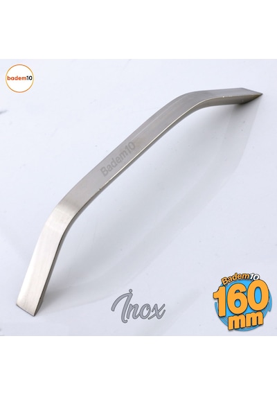 Şahin Metal İnox Kulp 160 Mm Mobilya Çekmece Mutfak Dolabı Dolap Kapak Kulpları Kulb Kulpu 16 Cm İnox