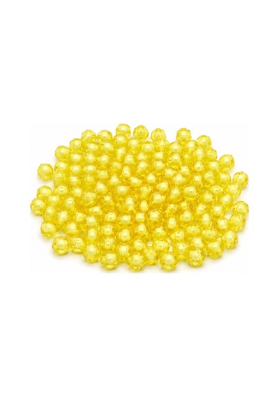 Sazan Boncuk Yemi Pamuklu Küçük Delikli 10 Mm 100 Adet Sarı