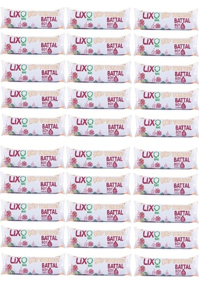 Lixo Battal Boy Çöp Torbası 75*90 Cm 10 lu Rulo x 30 Paket 300 Ad