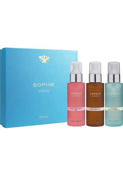 Sophie London Yüz Temizleme Jeli + Makyaj Temizleme Jeli + Saç Bakım Yağı 3 x 100 ML