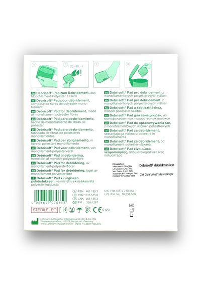 Debrisoft Pad Mekanik Yara Debridman Pedi 10 X 10 Cm - 5 Adet