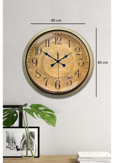 Büro Ev Ofis Hediyesi İçin 40cm Retro Trend Duvar Saati Diğer
