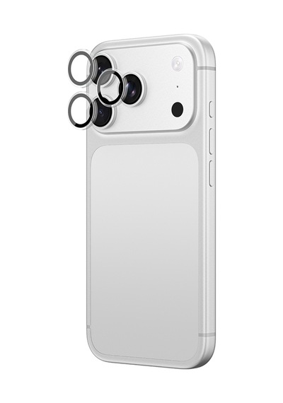 Apple iPhone 18 Pro Uyumlu Amazingthing Titan Vision Sapphire Ar Kamera Lens Koruyucu Aparatlı Gümüş
