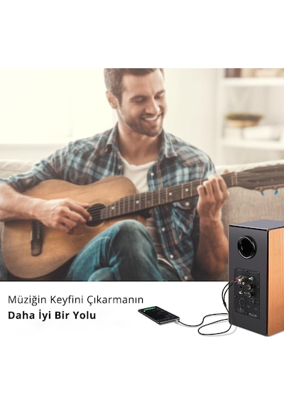 Ugreen Rca 3.5mm Aux Ses Kablosu, 1 Metre, 10749