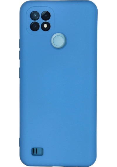 Uryport Realme C21 Kılıf Nano İçi Kadife Silikon - Mavi