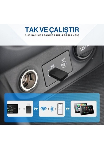 Android Car Play Adaptör 5.4 Bluetooth