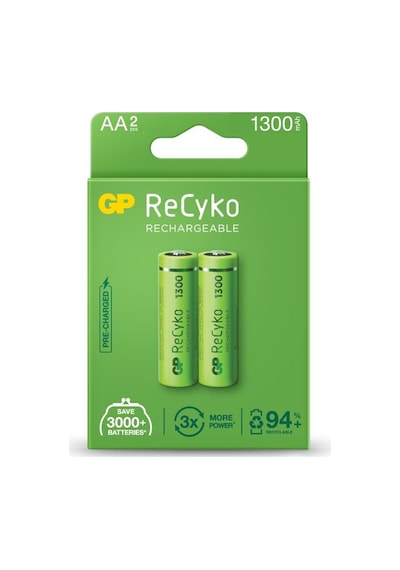 Gp Aa 1300 Mah Şarjlı Kalem Pil 2'li Paket Gp130aahcemtr 2gb