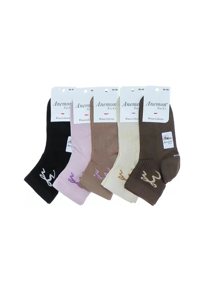 Efemicgiyimstore Penye Dikişsiz Taşlı Karışık Renkli Desenli Patik Çorap 12'li Paket Çok Renkli Efemicgiyimstore Penye Dikişsiz Taşlı Karışık Renkli Desenli Patik Çorap 12'li Paket Çok Renkli
