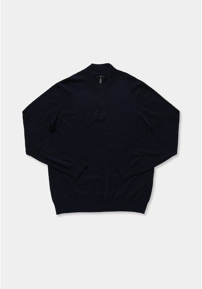 Colin's Colins Regular Fit Dik Yaka Düz Erkek Lacivert Kazak Cl1082275 Q1.v2 Nav