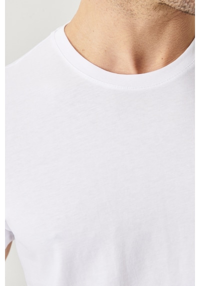 Ac&Co / Altınyıldız Classics Slim Fit Dar Kesim Bisiklet Yaka Tişört Paketi 5'li Çok Renkli