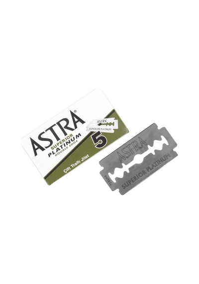 100 Astra Superior Premium Platinum Çift Kenarlı Güvenlik Tıraş Bıçağı 100 Adet 4'lü Paket
