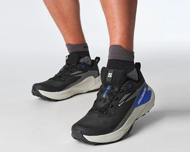 Salomon Genesis Gore-tex Erkek Outdoor Koşu Ayakkabısı L47807800 Siyah Siyah