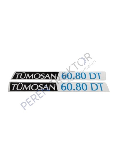 Tümosan 60.80 Dt Kaporta Yazı Etiketi Sağ-sol Yapışkanlı