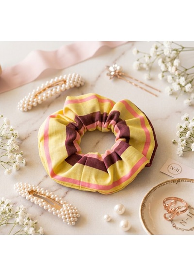 10'lu Bride To Be Bekarlığa Veda Hediyeliği Pamuk Scrunchie Saç Tokası Seti