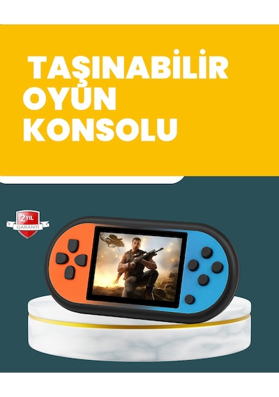 520 Oyunlu Mini Oyun Konsolu Hd Lcd Ekranlı - Lisinya