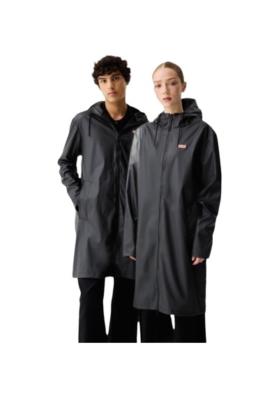 Hunter Hunter Andrea Pu Unisex Siyah Yağmurluk 6000