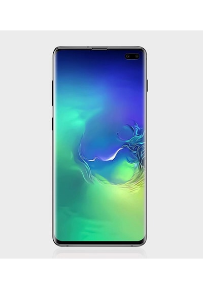 Gor Sm Galaxy S10 3D Kavisli Darbe Emici Full Ekran Koruyucu 2 A Şeffaf