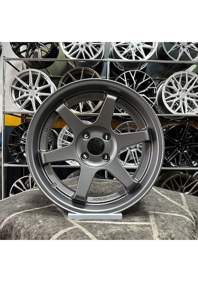 17 İnç 4x108 Volk T37 65.1 Göbek Gun Metal Jant Modeli Peugeot