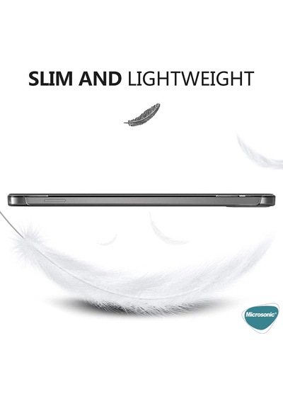 Microsonic Apple Uyumlu iPad Mini 7 Kılıf A2993-a2995 Slim Translucent Back Smart Cover Tablet Kılıfı