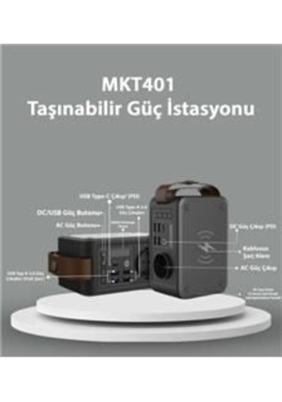 Makim Mkt401 Taşınabilir Güç İstasyonu