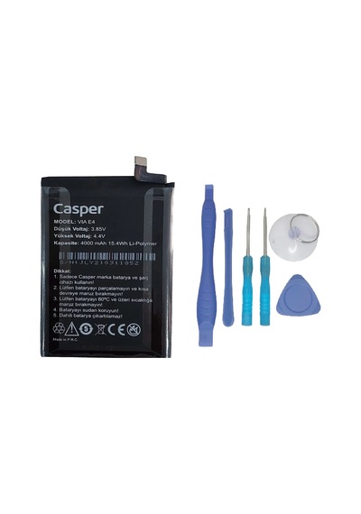 Casper Via E4 Batarya Pil  Batarya + Tamir Seti