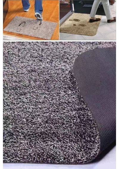Buffer Çamaşır Makinesinde Yıkanabilir Kir Toz Emici Mikrofiberli Paspas Renkli