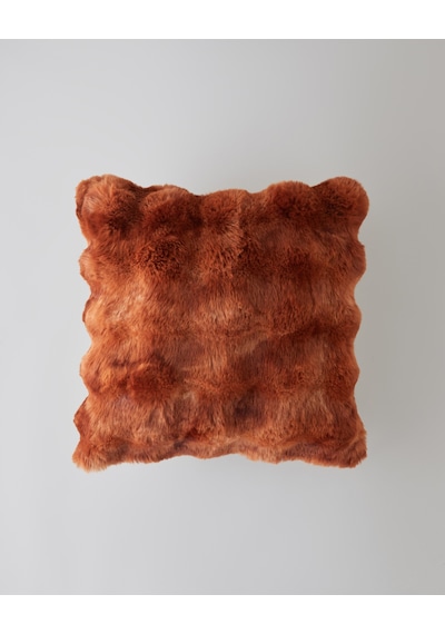 English Home Terra Pelüş Kırlent Kılıfı 45x45 Cm Turuncu Turuncu