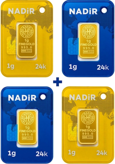 Nadir Gold 24 Ayar 4 Gram Külçe Altın