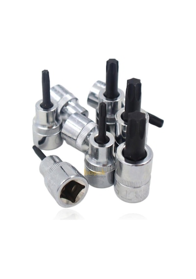 Ceta Form T10 - T50 3/8" 9 Parça Raylı Torx Uçlu Lokma Takımı C18s-rt09