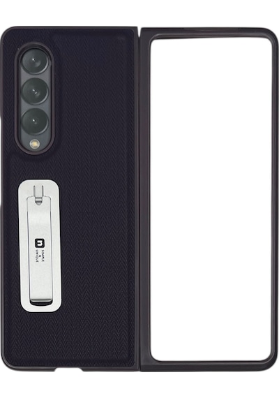 Nettech Samsung Galaxy Z Fold 4 Uyumlu Nt-n035 Arka Koruma Kılıf - Siyah Siyah