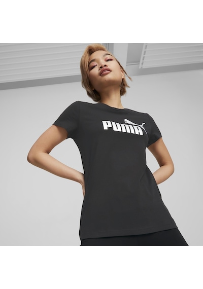 Puma 84830351 Ess+ Metallic Logo Tee Kadın Tişört 001