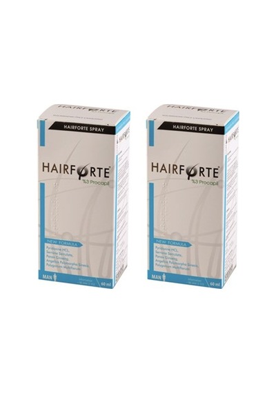 Hairforte Procapil Erkekler için Saç Dökülmesine Karşı Sprey 2 x 60 ML
